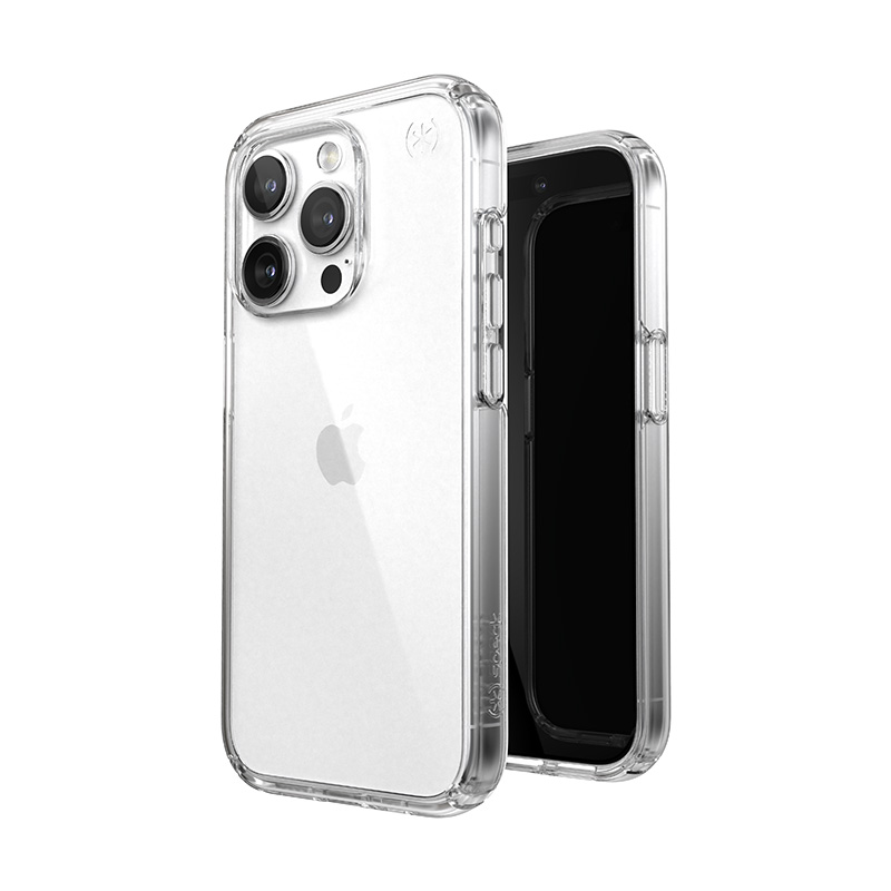 Speck Presidio Perfect-Clear vāciņš ierīcei iPhone 15 Pro, caurspīdīgs