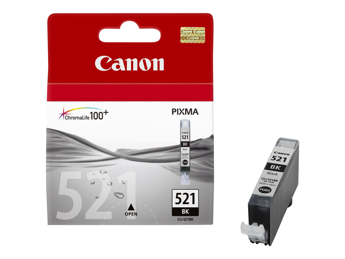 Canon CLI-521BK tintes kasetne, melna