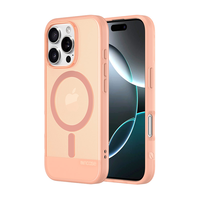 Incase Slim Case vāciņš ar MagSafe iPhone 16 Pro tālrunim, Blush Pink krāsā