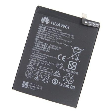 Oriģināls Huawei Y7 2017/Y7 Prime 2017/Y7 2019/Y7p/Y9 2019/Mate 9/Mate 9 Pro/P40 Lite E akumulators, 4000 mAh, HB396689ECW/HB406689ECW (servisa iepakojums)
