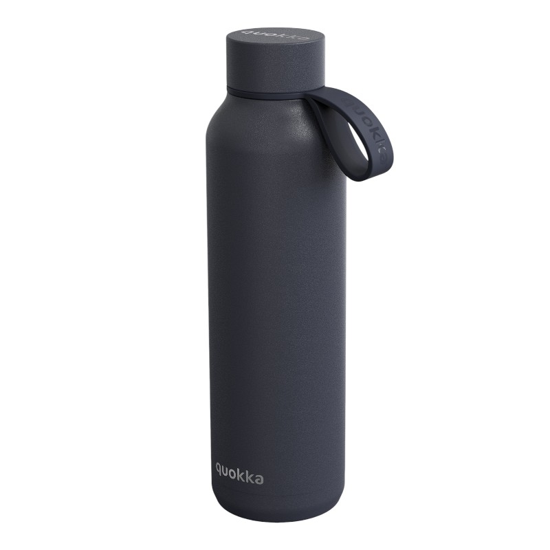 Quokka Solid With Strap nerūsējošā tērauda termopudele ar siksniņu, 630 ml, Slānekļa krāsā