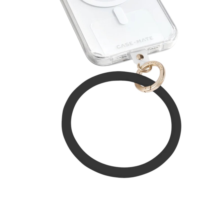 Case-Mate Phone Bangle plaukstas siksniņa viedtālrunim, melnā krāsā