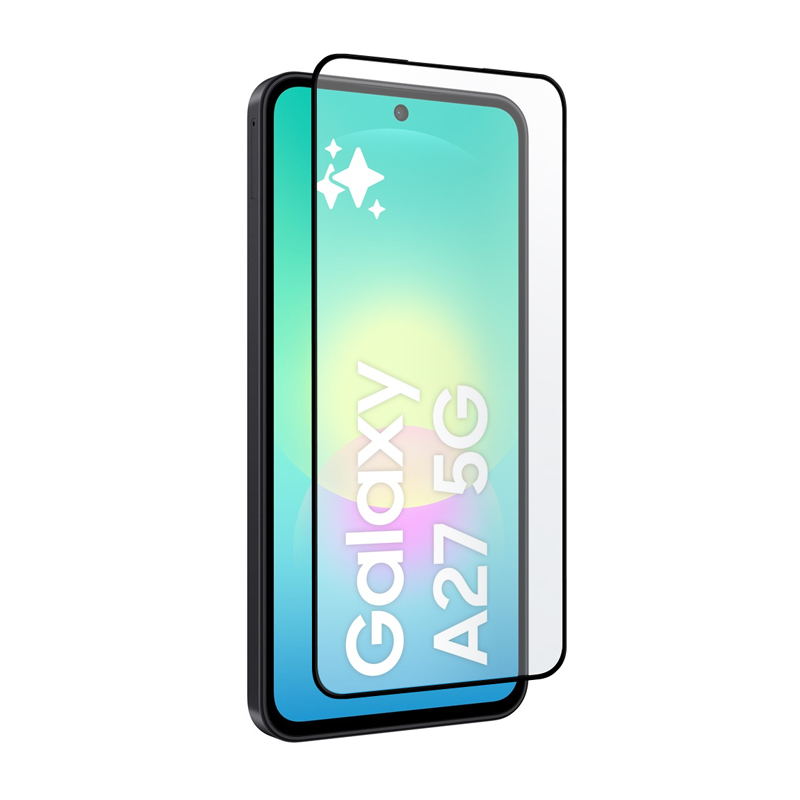 Crong 3D Armour Glass Lite pa visu virsmu līmējams rūdīta stikla ekrāna aizsargs Samsung Galaxy A27 5G