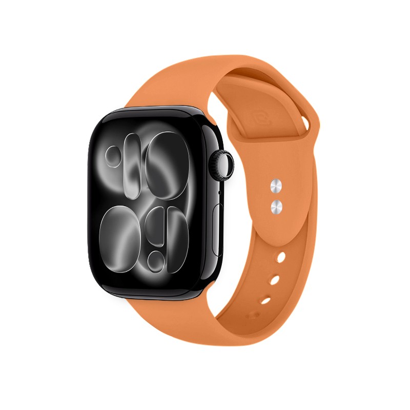 Crong Liquid Apple Watch siksniņa, 38/40/41/42 mm, oranža