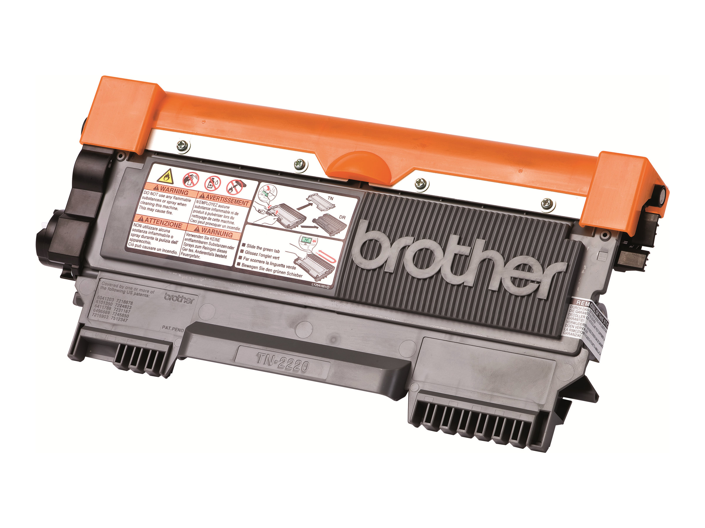 Brother TN2220 tonera kasetne, melna, paredzēts HL2240