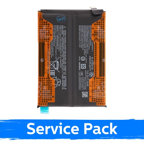 Akumulators BN6D, saderīgs ar Xiaomi Poco M8 / Redmi Note 15 5G (Service Pack)