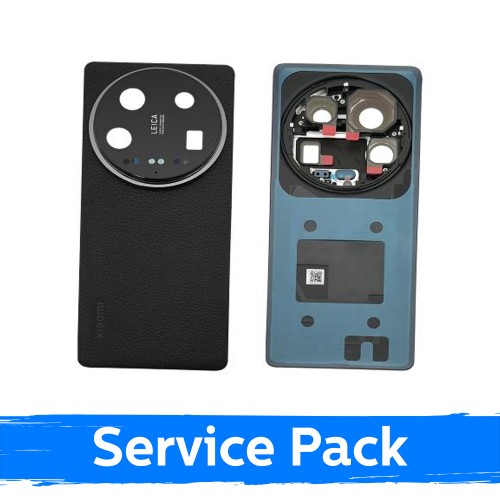 Xiaomi 14 Ultra aizmugurējais vāciņš, melns (servisa iepakojums)