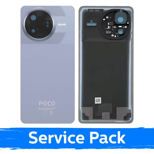 Xiaomi Poco F7 Pro 5G aizmugurējais vāciņš zilā krāsā (servisa iepakojums)