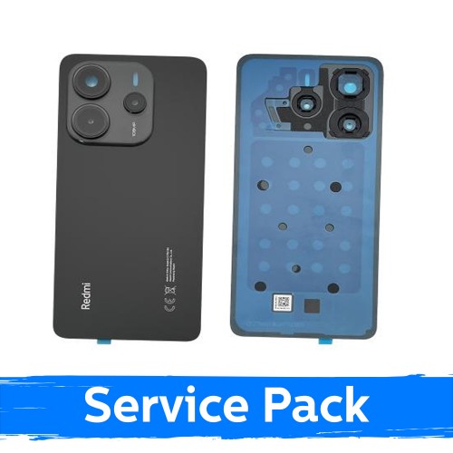 Back Cover Compatible With Xiaomi Redmi Note 14 4G / Midnight Black / (Service Pack)