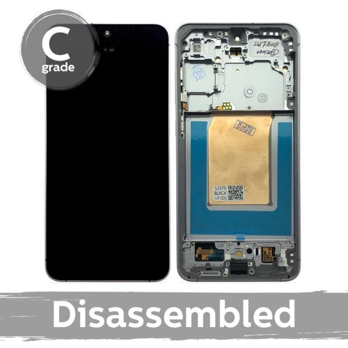 Samsung S731 S25 FE LCD displejs ar rāmi / piķmelns / (8/10 demontēts)