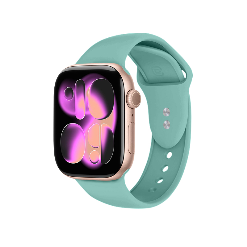 Crong Liquid siksniņa Apple Watch 38 / 40 / 41 / 42 mm, tirkīza krāsā