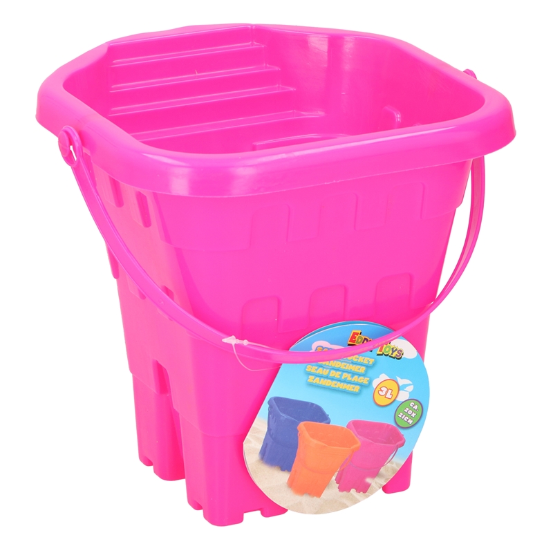 Eddy Toys pils formas smilšu spainītis, 20 cm, rozā