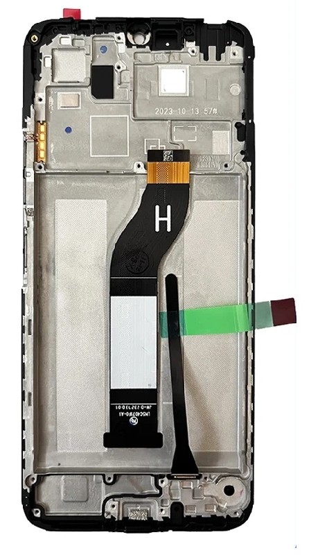 Displejs Xiaomi Redmi 13C / Poco C65 ar skārienjutīgo stiklu un rāmīti melns ORG