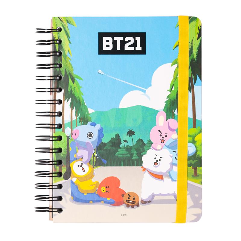 Line Friends A5 piezīmju grāmata