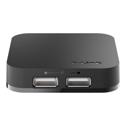D-Link DUB-H4 – 4 portu USB 2.0 centrmezgls