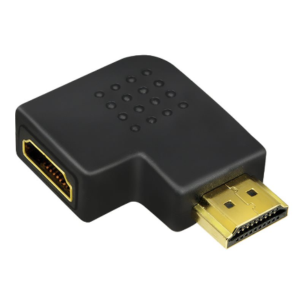 LogiLink AH0008 – plakans 90° HDMI spraudņa–ligzdas adapteris