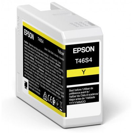 Epson T46S4 UltraChrome Pro 10 tintes kasetne, dzeltena, 26 ml