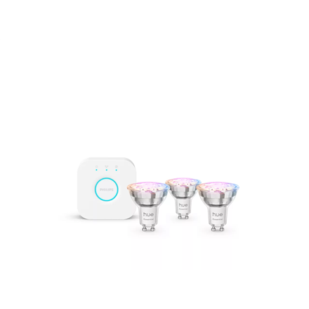 Philips Hue E WCA 345 GU10 3kit EU GU10 3 W 16 million colors, White and colored light