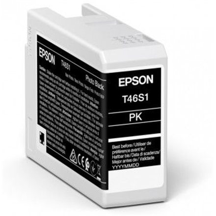 Epson T46S1 UltraChrome Pro 10 tintes kasetne, foto melna, 26 ml