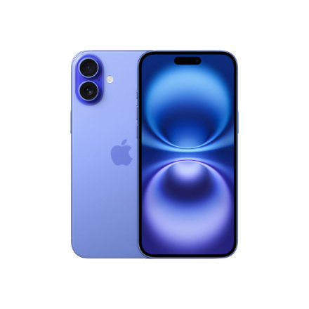 Apple iPhone 16 Plus Ultramarine 6.7 " Super Retina XDR 2796 x 1290 pixels A18 Internal RAM 8 GB 128 GB Dual SIM 4G 5G Main camera resolution 48+12 MP Secondary camera resolution 12 MP iOS 18