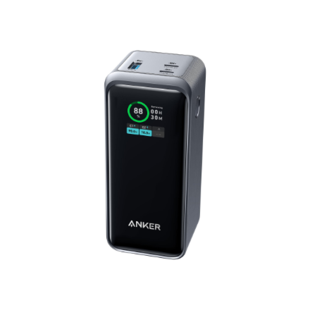 Melna ārējā baterija Anker Prime, 200 W, 20 000 mAh