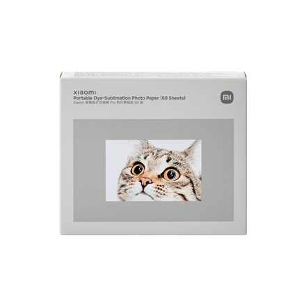 Xiaomi BHR082OGL – 2 × 3 collu sublimācijas fotouzlīmju papīrs, 50 loksnes