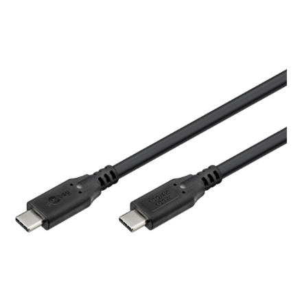 Goobay 74202 – uzlādes un datu kabelis, USB-C–USB-C, USB 3.2, 100 W Power Delivery, 10 Gbit/s, 2 m