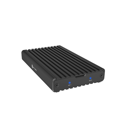 Raidsonic IB-2817M-C32 korpuss 2x NVMe SSD, ar USB 3.2 Gen 2x2 Type-C savienojumu