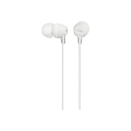 Sony MDR-EX15LP – vadu ieliekamās austiņas, baltas