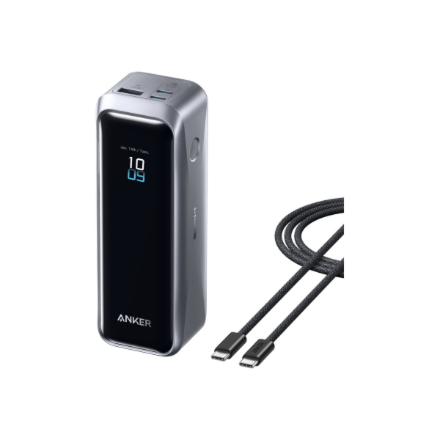 Anker Prime portatīvais lādētājs 220W B2C, Melns 20000 mAh USB-A, 2 x USB-C Melns