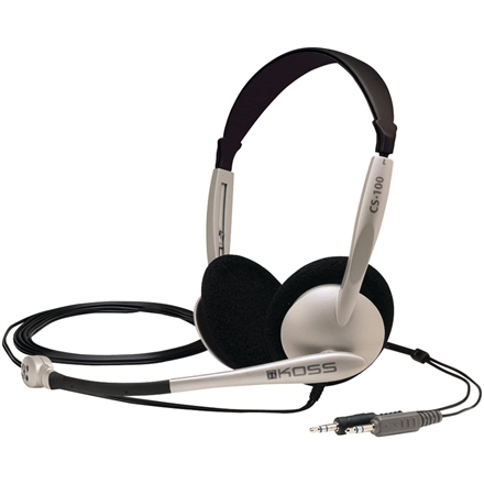 Koss Headphones CS100 Wired On-Ear Microphone Black/Gold