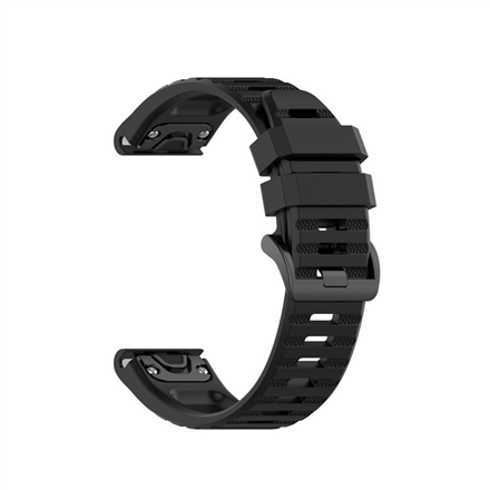 Fixed FIXSST-QF26MM-BK silikona siksniņa Garmin QuickFit 26 mm, melna