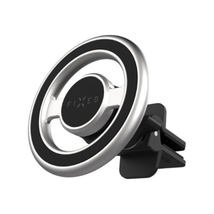FIXED MagMount Vent FIXMMT-V-SL – magnētisks tālruņa turētājs auto ventilācijas restei, sudraba krāsā