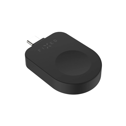 FIXED FIXDW-AWAP-BK – USB-C uzlādes adapteris Apple Watch un Powerstation Uni, melns