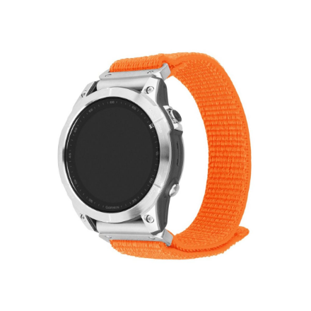FIXED Sporty FIXNST2-QF26MM-OR – neilona pulksteņa siksniņa, Garmin QuickFit 26 mm, Garmin watches, 160–210 mm, oranžs