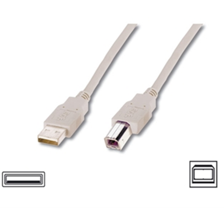 Logilink USB 2.0 savienojošais kabelis USB-A uz USB-B USB A spraudnis USB B spraudnis