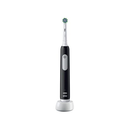 Oral-B Pro Series 1 CrossAction uzlādējama elektriskā zobu birste, 1 galviņa, 3 režīmi, melna