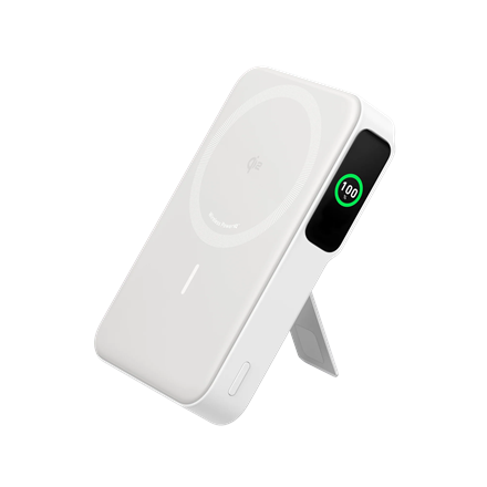 Anker MagGo A1654G21 – 10000 mAh magnētisks bezvadu ārējais akumulators, balts