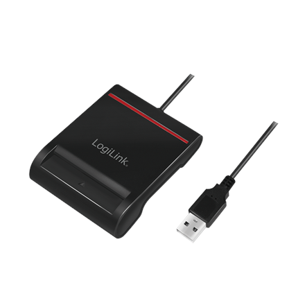 LogiLink CR0047 – USB 2.0 viedkaršu identifikācijas karšu lasītājs