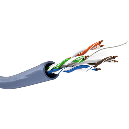Goobay CAT 6A Tīkla kabelis, U/UTP, 100 m 96096 U/UTP Zils