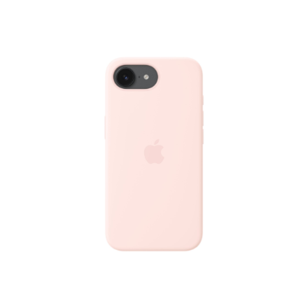 Apple MHWJ4ZM/A silikona futrālis ar MagSafe iPhone 17e, maigi rozā