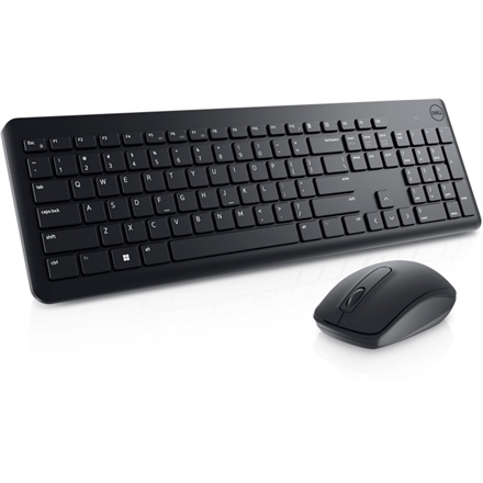 Dell Keyboard and Mouse KM3322W Keyboard and Mouse Set Wireless Batteries included Wireless connection Russian Black