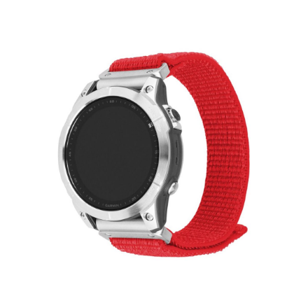 FIXED Sporty FIXNST2-QF22MM-RD – neilona pulksteņa siksniņa, Garmin QuickFit 22 mm, Garmin watches, 160–210 mm, sarkans