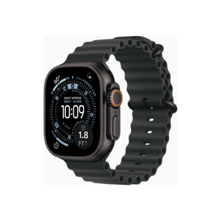 Apple Watch Ultra 3 MF0J4ET/A – GPS viedpulkstenis ar LTPO OLED Always-On Retina displeju, melns titāns