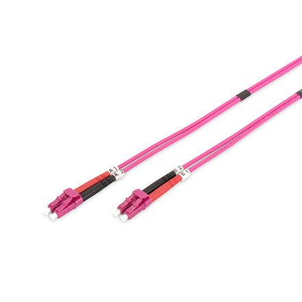 Digitus Fiber Optic Multimode DK-2533-03-4 Patch cord Length 3 m Erika violet