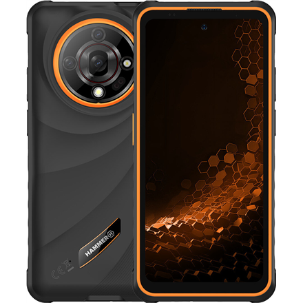 Hammer Iron 6 Black 6.56 " IPS 1612 x 720 pixels Mediatek Internal RAM 6 GB 128 GB Dual SIM 4G Main camera resolution 48 MP Android 14 6050 mAh