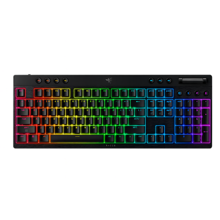 Razer BlackWidow V4 Low-profile HyperSpeed Gaming Keyboard Wireless US Yellow Linear