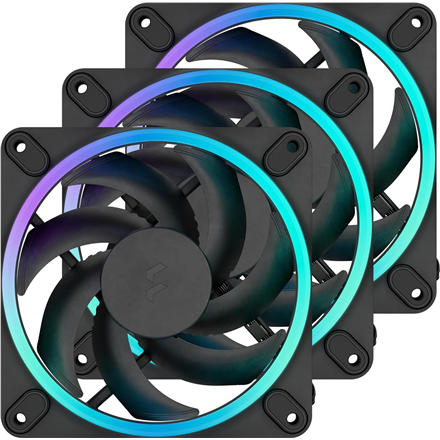 Fractal Design Computer Fan, 3-pack Momentum 12 RGB