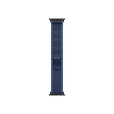 Apple Watch MG9Q4ZM/A – 49 mm zila / spilgti zila Trail Loop siksniņa, melna titāna apdare, S/M