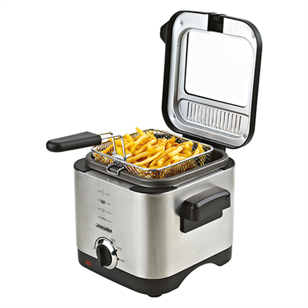 Mesko MS 4910 fritējamā ierīce, 900 W, 1.5 L, sudrabota